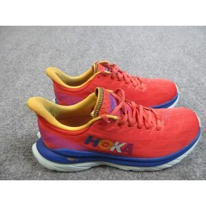 HOKA‎ ONE ONE Mach 4 Running Shoes Mens Size 8.5 Red Blue ProFly 1113528 FBLN